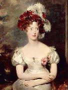 Sir Thomas Lawrence Portrait of Princess Caroline Ferdinande of Bourbon-Two Sicilies Duchess of Berry. Germany oil painting artist